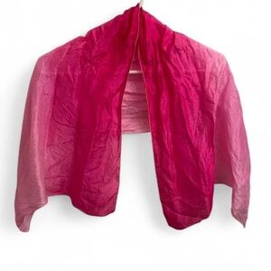 Vibrant Ombré Pink Scarf
